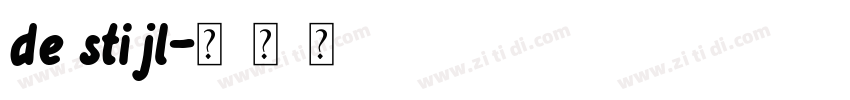 de stijl字体转换